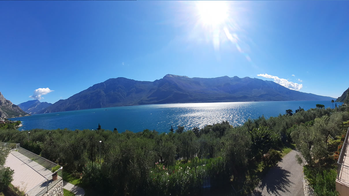 Hotel Mercedes Panoramablick auf dem Gardasee